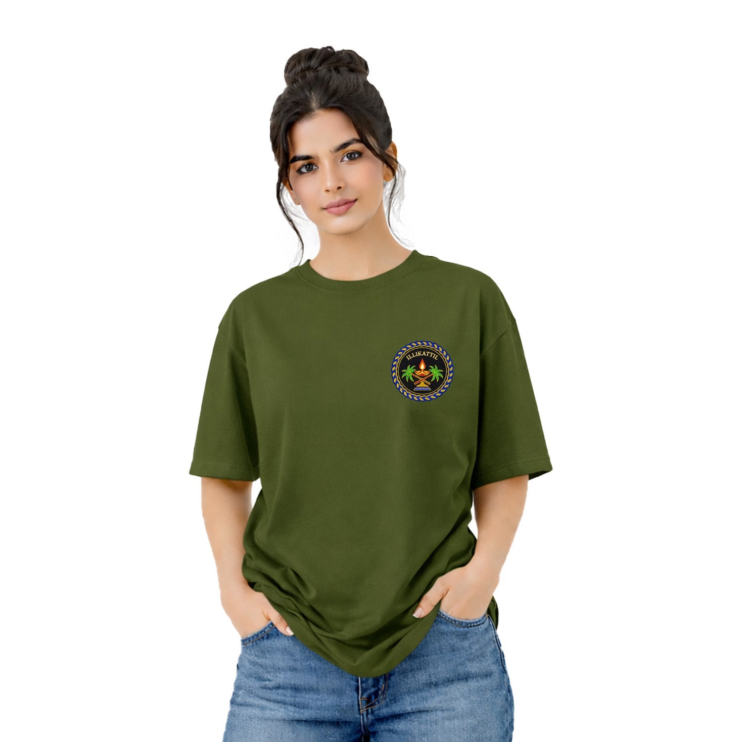 Women’s Oversized Graphic Print T-Shirt - 225 GSM
