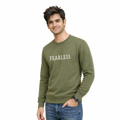 Men’s Graphic Print Round Neck Sweatshirt - 270 GSM (Copy)