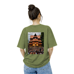 Women's Crew Neck Oversized t-shirt - തൃശൂർ പൂരം വൈബ്സ്