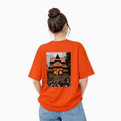Women's Crew Neck Oversized t-shirt - തൃശൂർ പൂരം വൈബ്സ്