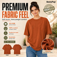 Women’s Oversized Plain T-Shirt