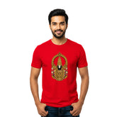 Men’s Graphic Print Round Neck T-Shirt-Tirupathi Balaji (170 GSM single jersey)