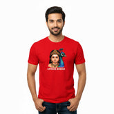 Men’s Graphic Print Round Neck T-Shirt- Murugan (170 GSM single jersey)