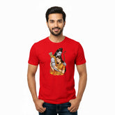 Men’s Graphic Print Round Neck T-Shirt- Jai Shree Ram (170 GSM single jersey)