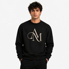 Men’s Graphic Print Round Neck Sweatshirt - AM Designs