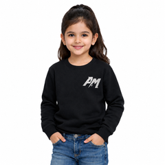Girl’s Graphic Print Round Neck Sweatshirt - AM Designs