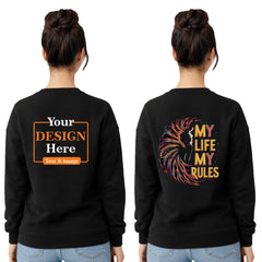 Women Round Neck sweatshirt T-shirt – Customize