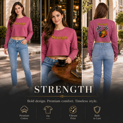 Women’s Crop top full Sleeve - 270 GSM