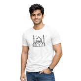 Men’s Graphic Print Round Neck T-Shirt- Allah (170 GSM single jersey)