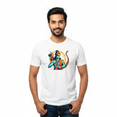 Men’s Graphic Print Round Neck T-Shirt- Jai Shree Ram (170 GSM single jersey)
