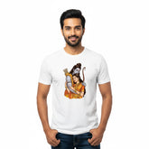 Men’s Graphic Print Round Neck T-Shirt- Jai Shree Ram (170 GSM single jersey)