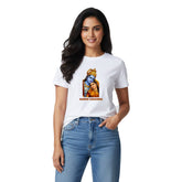 Women’s Graphic Print Round Neck T-Shirt- Krishna (170 GSM single jersey)