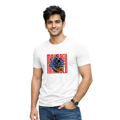 Men’s Graphic Print Round Neck T-Shirt- Shivan (170 GSM single jersey)