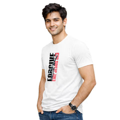 Men’s Graphic Print Round Neck T-Shirt-Jesus(170 GSM single jersey)