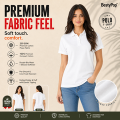 Women’s Plain Polo T-Shirt