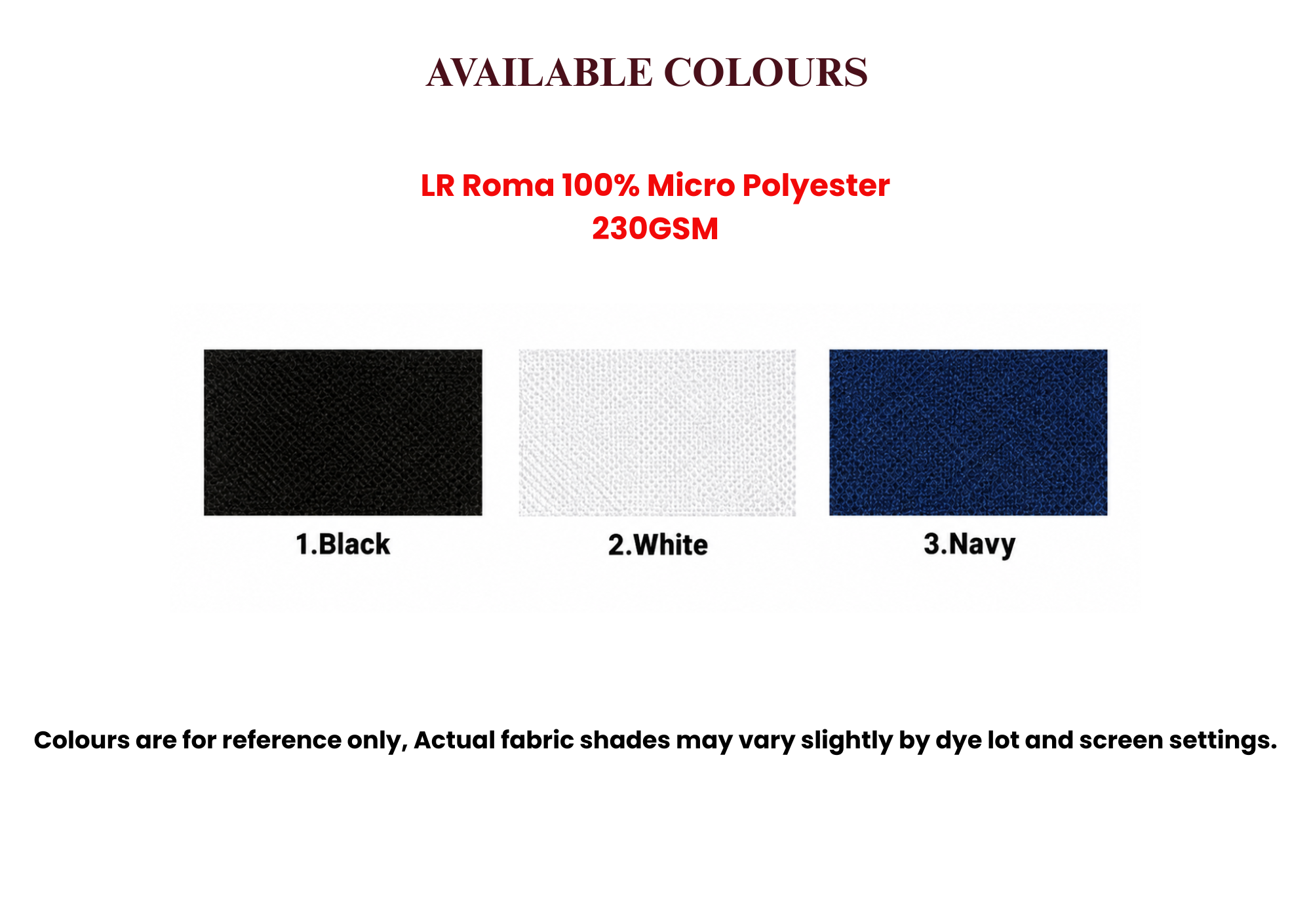 Demo Listing - Kid's Track Pant - 230 GSM LR Roma 100% Micro Polyester - Style Code: 1033