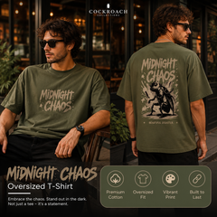 Men’s Oversized T-Shirt - MidNight Chaos