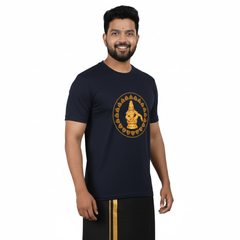 Men’s Graphic Print Round Neck T-Shirt - Ayyappan