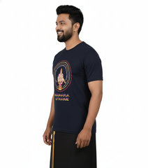 Men’s Graphic Print Round Neck T-Shirt- Ayyappan (170 GSM single jersey)
