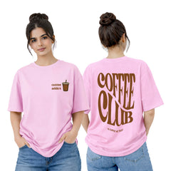 Women’s Oversized T-Shirt - Coffee Club (225 GSM heavyweight fabric)