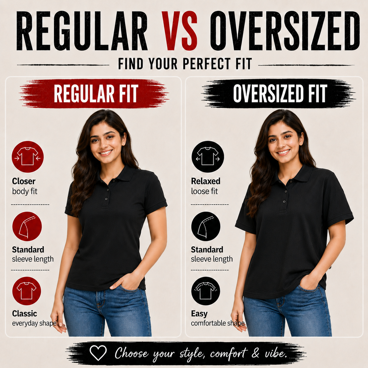 Women’s Plain Polo T-Shirt