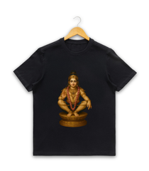 Men’s Graphic Print Round Neck T-Shirt- Ayyappan (170 GSM single jersey)