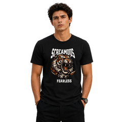 Men's Crew Neck t-shirt - Fearless (170 GSM single jersey)