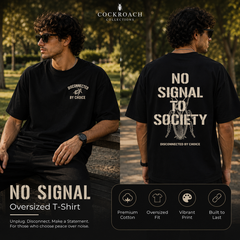 Men’s Oversized T-Shirt - Disconnected By Choice