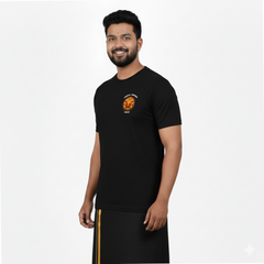Men’s Graphic Print Round Neck T-Shirt - Ayyappan