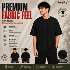 Men’s Oversized Plain T-Shirt