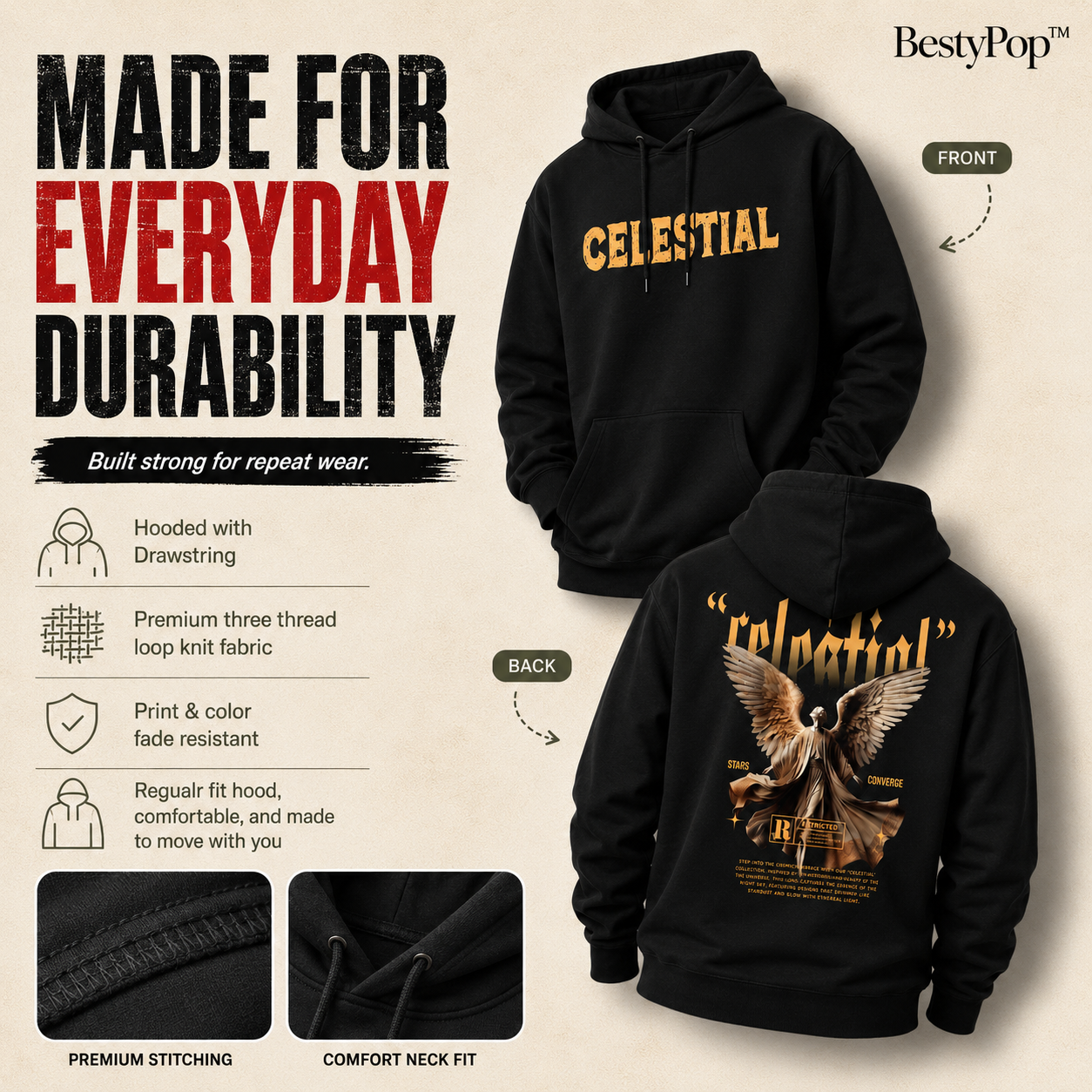 Men’s Hoodie - Celestial (320GSM)