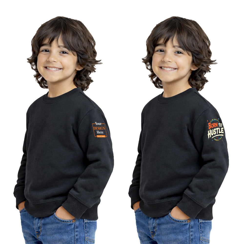 Boy Round Neck sweatshirt T-shirt – Customize
