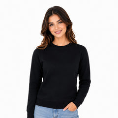 Women’s Plain Round Neck Sweatshirt