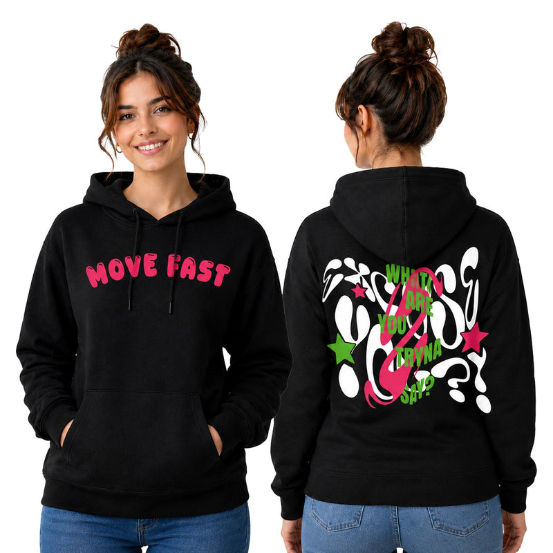 Women’s Hoodie - Move Fast (320 GSM)