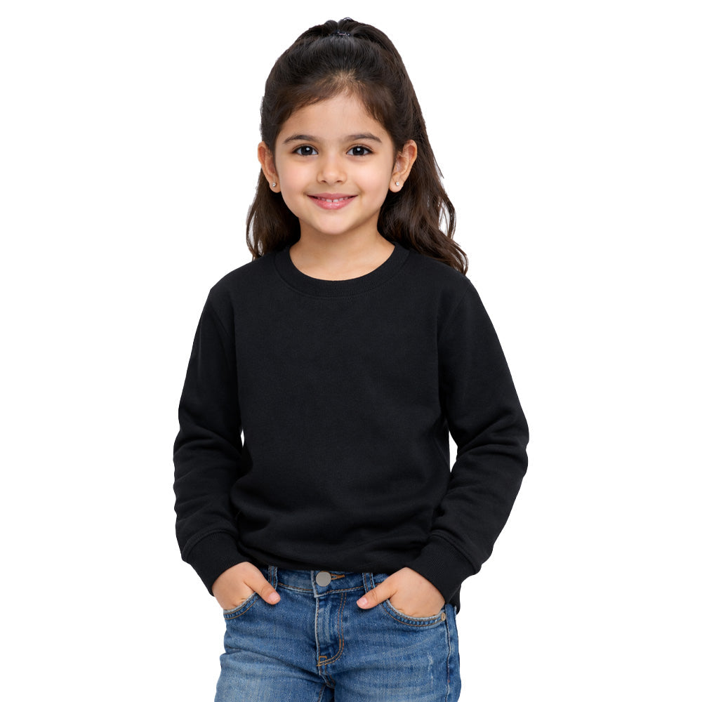 Girl’s Round Neck Sweatshirt