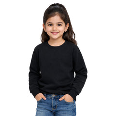 Girl’s Round Neck Sweatshirt