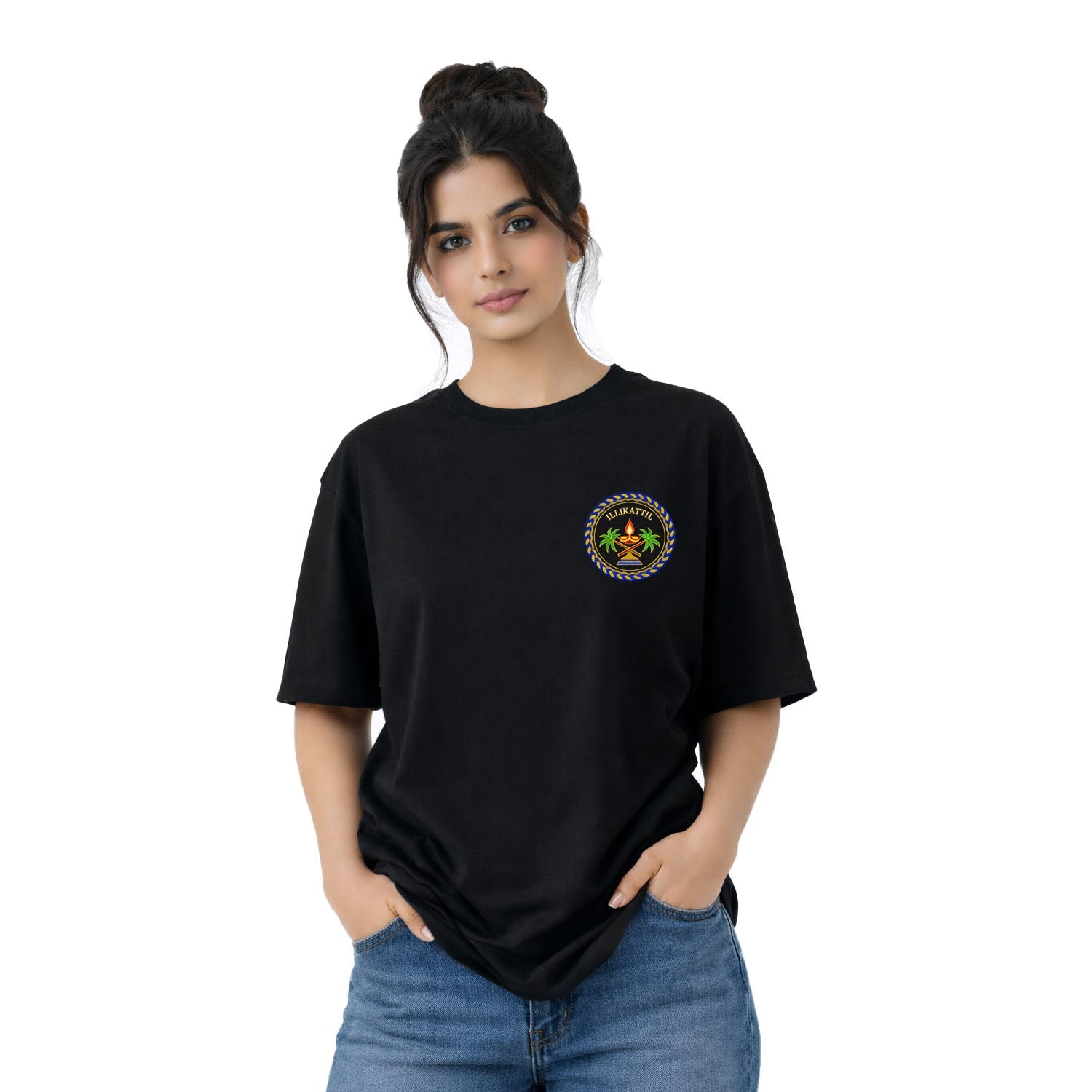 Women’s Oversized Graphic Print T-Shirt - 225 GSM