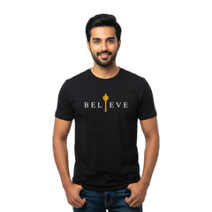 Men’s Graphic Print Round Neck T-Shirt- Hanuman (170 GSM single jersey)