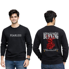 Men’s Graphic Print Round Neck Sweatshirt - 270 GSM (Copy)