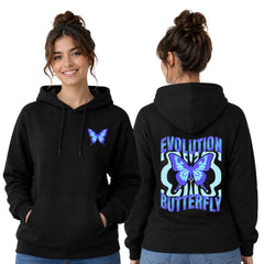 Women’s Hoodie - Evolution Butterfly (320 GSM)