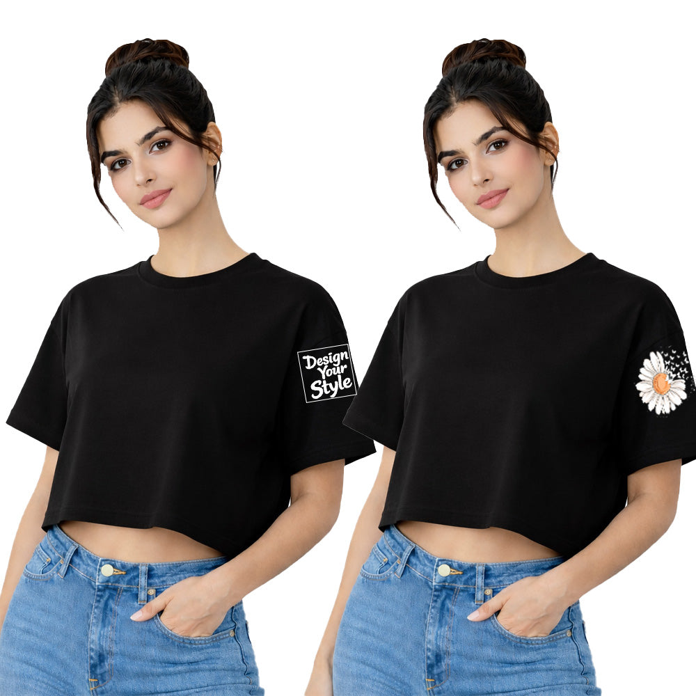 Women’s Oversized Crop Top-Customize