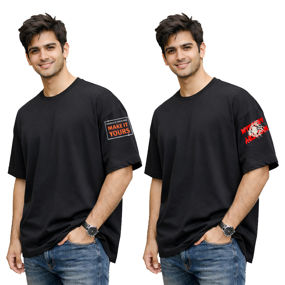 Men Crew Neck Oversized – Customize