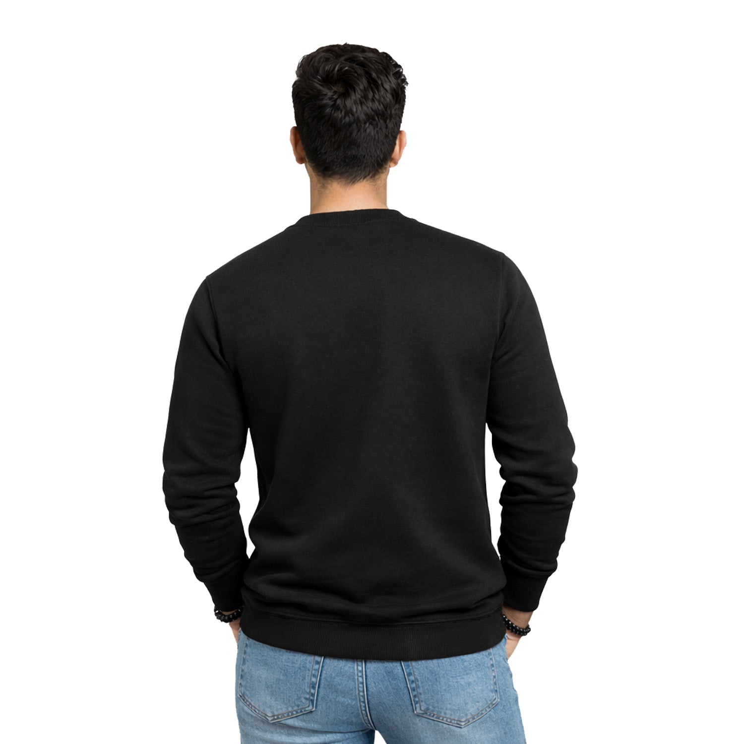 Men’s Graphic Print Round Neck Sweatshirt - 270 GSM