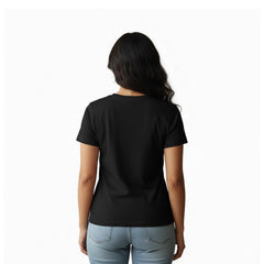 Women’s Graphic Print Round Neck T-Shirt-Thirupathi Balaji (170 GSM single jersey)