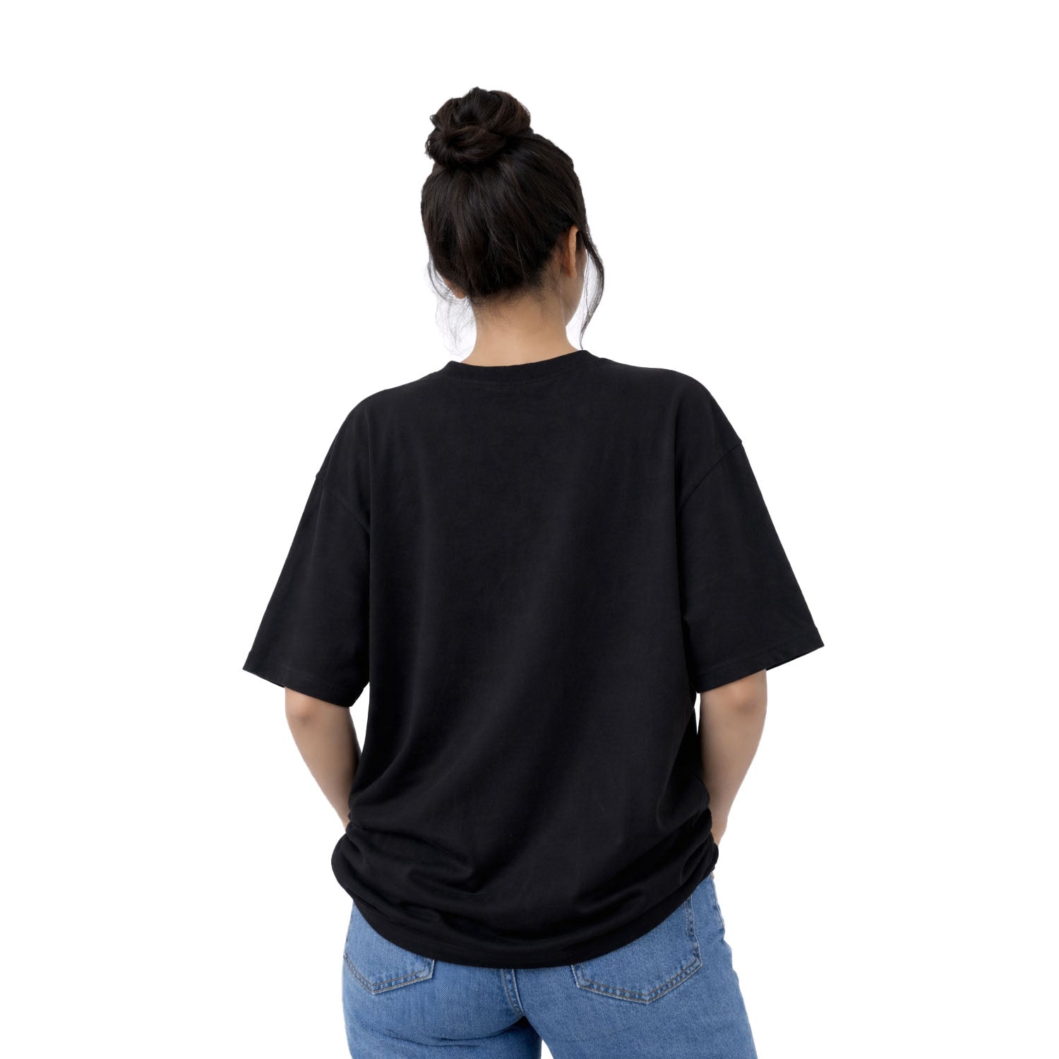 Crew Neck oversized t-shirt - ചുള്ളത്തി(225 GSM heavyweight fabric)