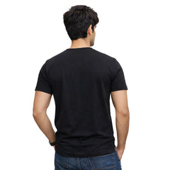 Men’s Graphic Print Round Neck T-Shirt-Jesus(170 GSM single jersey)
