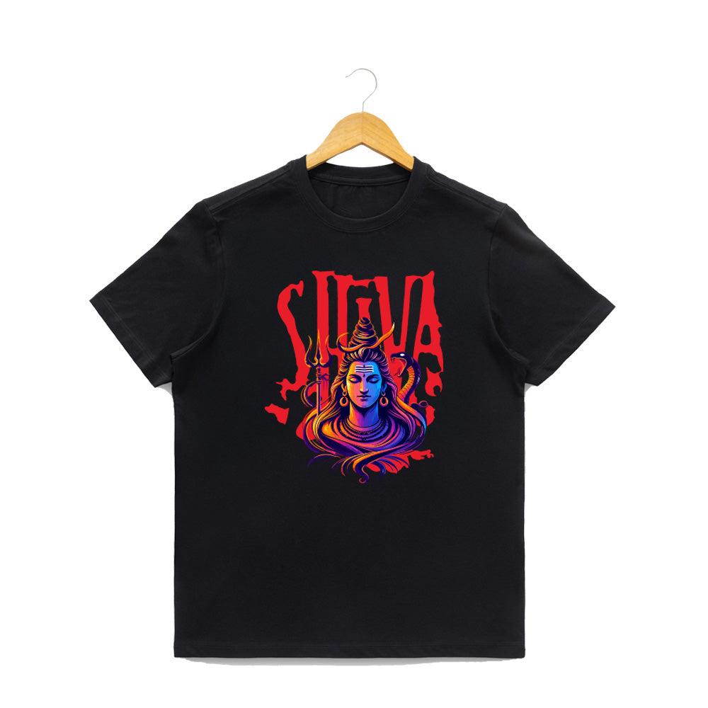 Women’s Graphic Print Round Neck T-Shirt - Shivan (170 GSM single jersey)