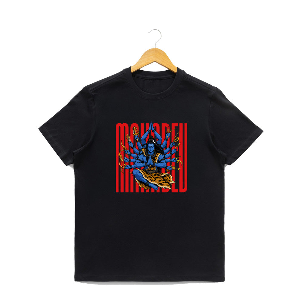 Women’s Graphic Print Round Neck T-Shirt - Shivan (170 GSM single jersey)