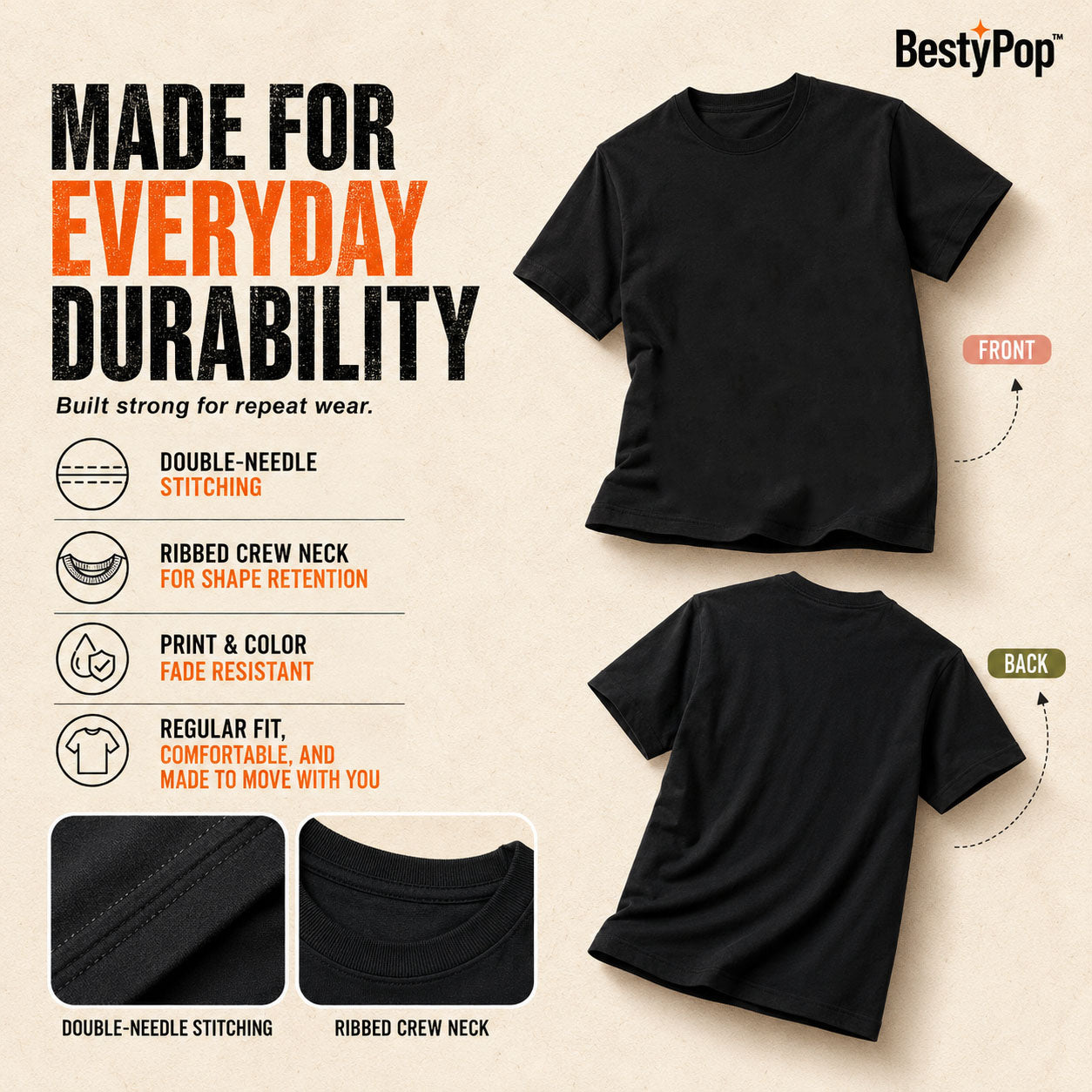 Birthday Boy Family Matching Round Neck T-Shirts For Dad - (170 GSM) single jersey