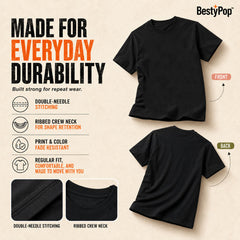 Birthday Boy Family Matching Round Neck T-Shirts For Dad - (170 GSM) single jersey